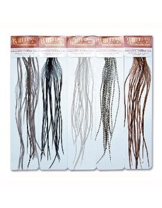Whiting Farms #22 Dry Fly Hackle 100 Pack in Brown